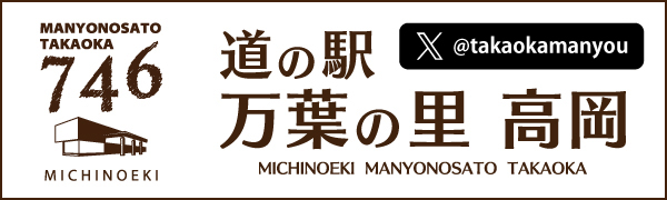 道の駅 万葉の里高岡 X